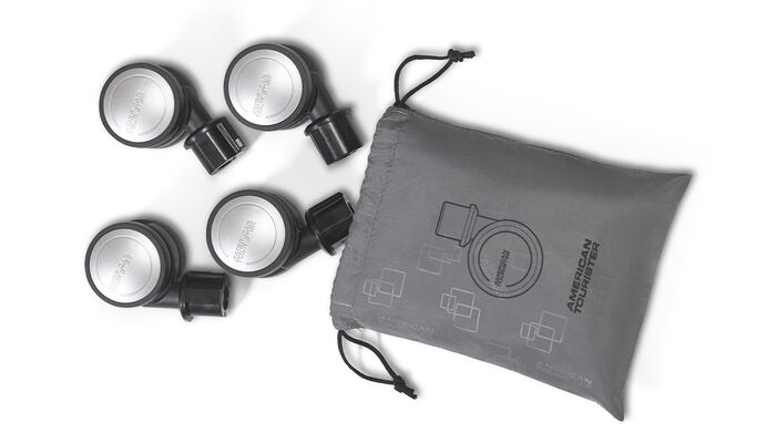 Vrecko na kolieska je súčasťou balenia