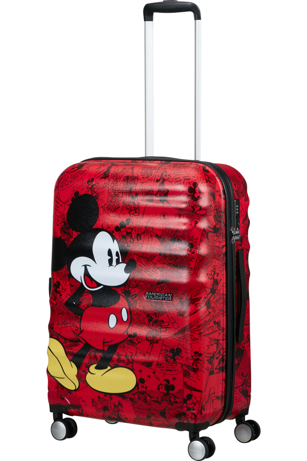 American Tourister Disney Wavebreaker Spinner TSA Disney Fl 67cm  Červený komiks myšiaka Mickeyho American Tourister Disney Wavebreaker Spinner TSA Disney Fl 67cm  Červený komiks myšiaka Mickeyho
