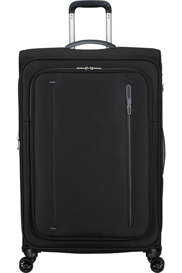 American Tourister Cloudrider Spinner EXP TSA L Sýta čierna