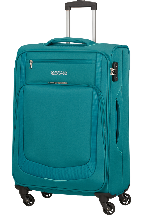 American Tourister Summer Session Spinner TSA M  Modrá/svetlomodrá