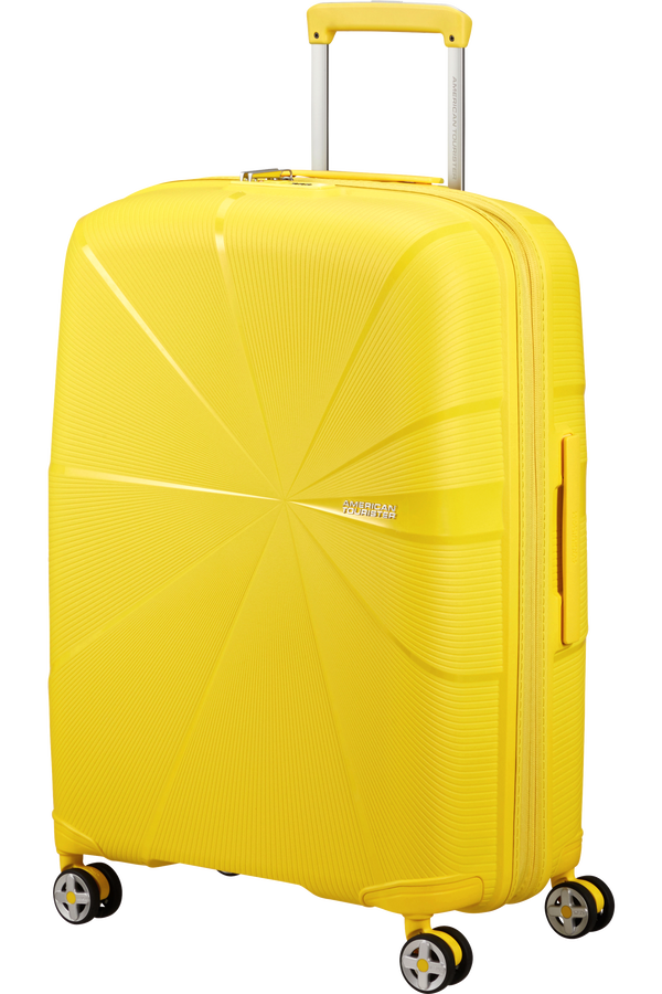 American Tourister Starvibe Spinner Expandable TSA 67cm Electric Lemon