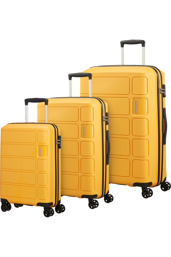 American Tourister Summer Splash 3 PC Set B Summer Splash  Honey Yellow