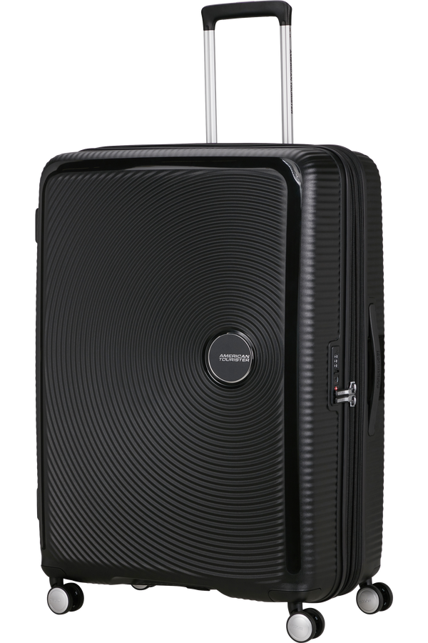 American Tourister SoundBox Spinner TSA Expandable 80cm  Čierne basy