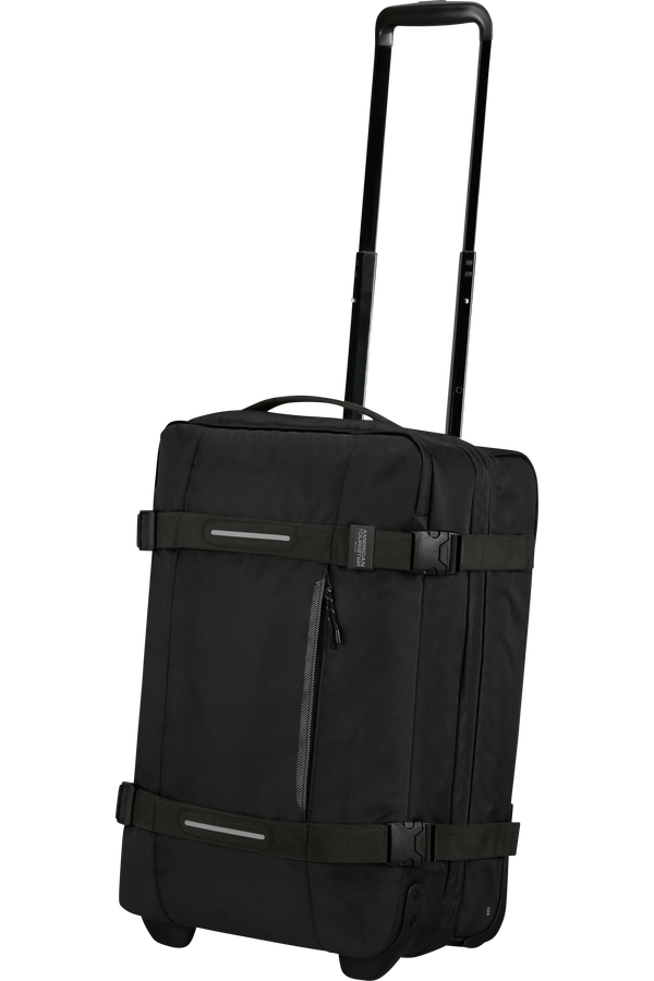 American Tourister Urban Track Duffle with Wheels S  Asphalt Black American Tourister Urban Track Duffle with Wheels S  Asphalt Black