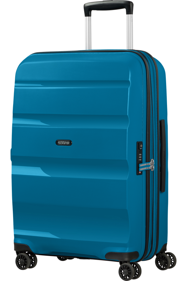 American Tourister Bon Air Dlx Spinner TSA Expandable 66cm  Modr&yacute; pr&iacute;stav