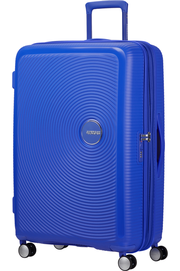 American Tourister SoundBox Spinner Expandable 77cm  Cobalt Blue American Tourister SoundBox Spinner Expandable 77cm  Cobalt Blue