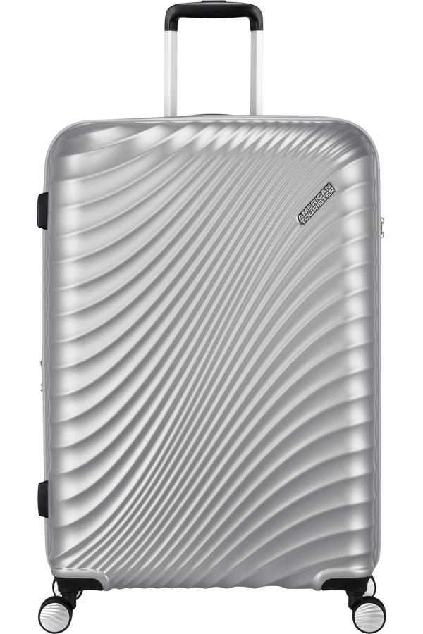 American Tourister Jetglam Spinner 77cm  Kovová strieborná