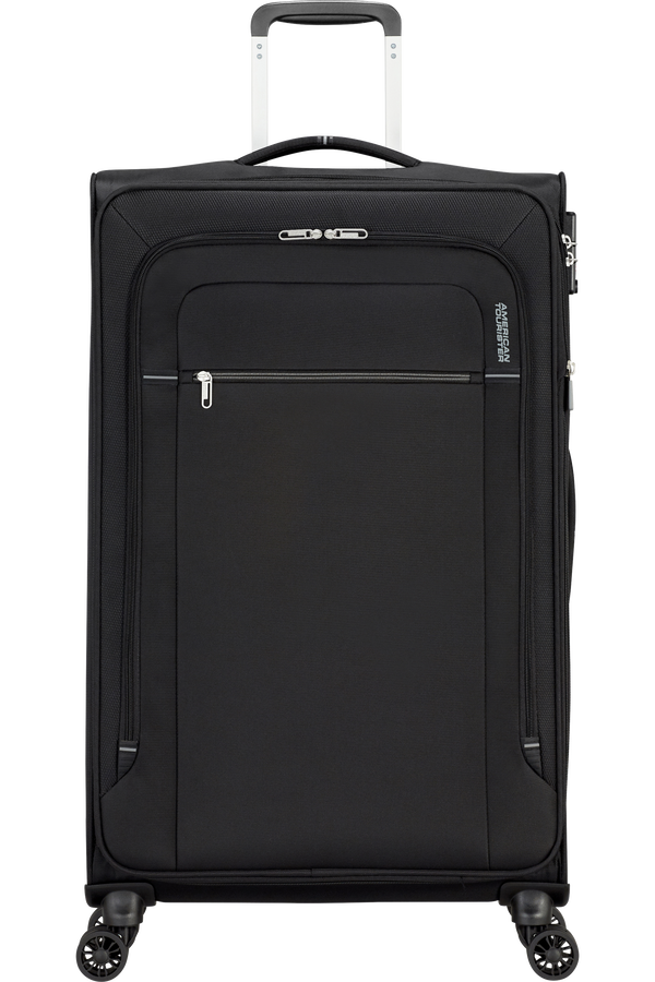 American Tourister Crosstrack Spinner Expandable 79cm  Čierna/siv&aacute;