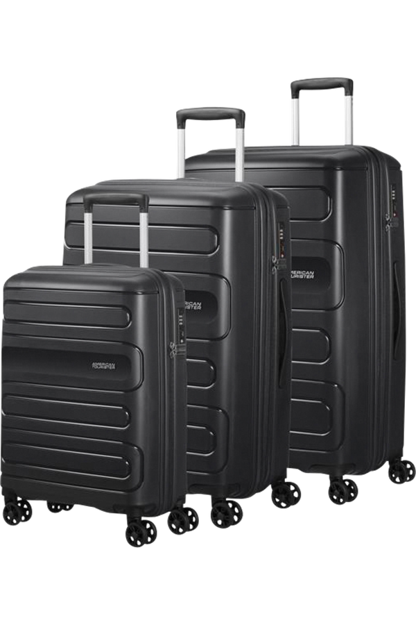 American Tourister Sunside 3 Pc Set C Čierna
