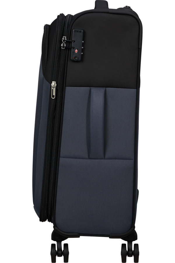 American Tourister Daring Dash Spinner Expandable TSA M  Čierna/sivá American Tourister Daring Dash Spinner Expandable TSA M  Čierna/sivá