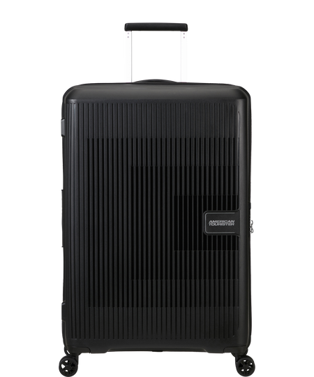 AeroStep 77cm Veľk&yacute; kufor | American Tourister Aerostep Spinner 77/28 Exp Tsa 77cm  Čierna