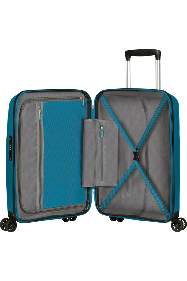 American Tourister Bon Air Dlx Spinner TSA 55cm  Modr&yacute; pr&iacute;stav