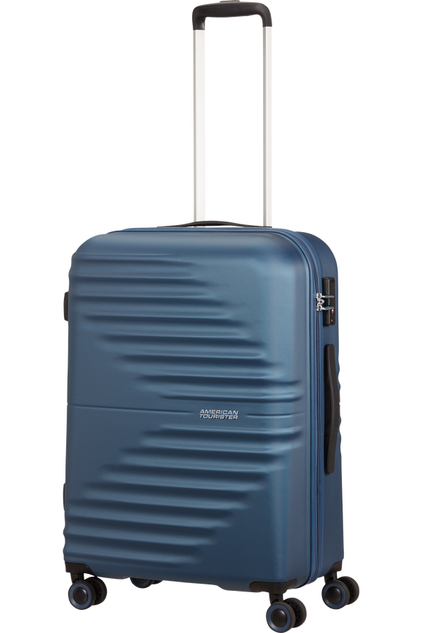 American Tourister Wavetwister Spinner TSA 66cm  Tmav&aacute; n&aacute;morn&iacute;cka