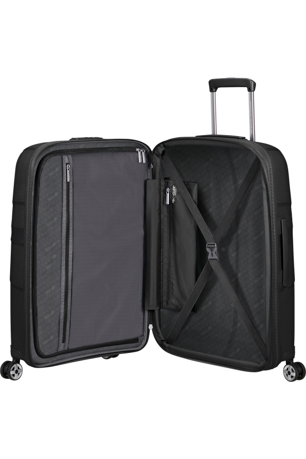 American Tourister Starvibe Spinner Expandable TSA 67cm Čierna