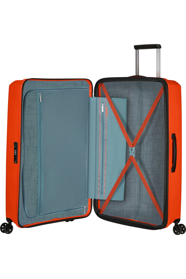 American Tourister Aerostep Spinner 77/28 Exp Tsa 77cm  Žiariv&aacute; oranžov&aacute;