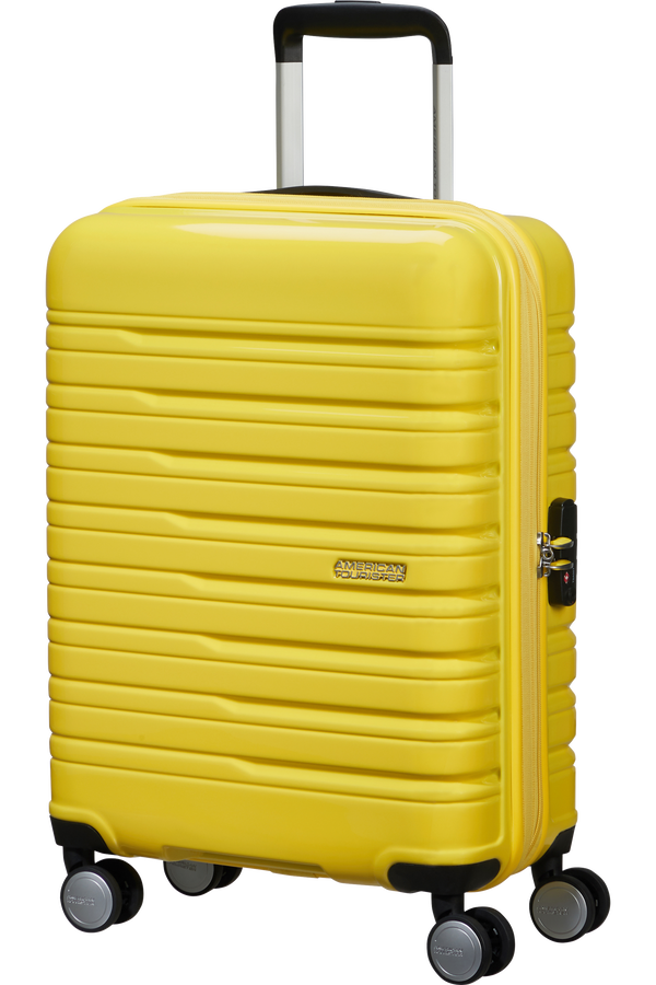 American Tourister Flashline Pop Spinner Exp TSA 55cm  Citr&oacute;nov&aacute; žlt&aacute;