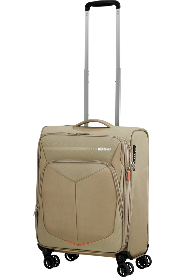 American Tourister Summerfunk Spinner Exp TSA 55cm  Beige American Tourister Summerfunk Spinner Exp TSA 55cm  Beige