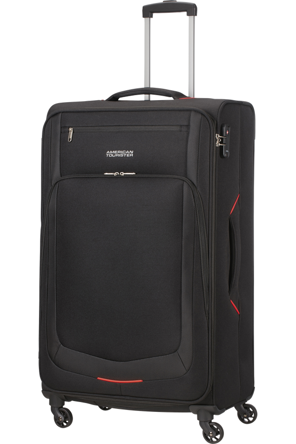 American Tourister Summer Session Spinner TSA L  Čierna/červená American Tourister Summer Session Spinner TSA L  Čierna/červená