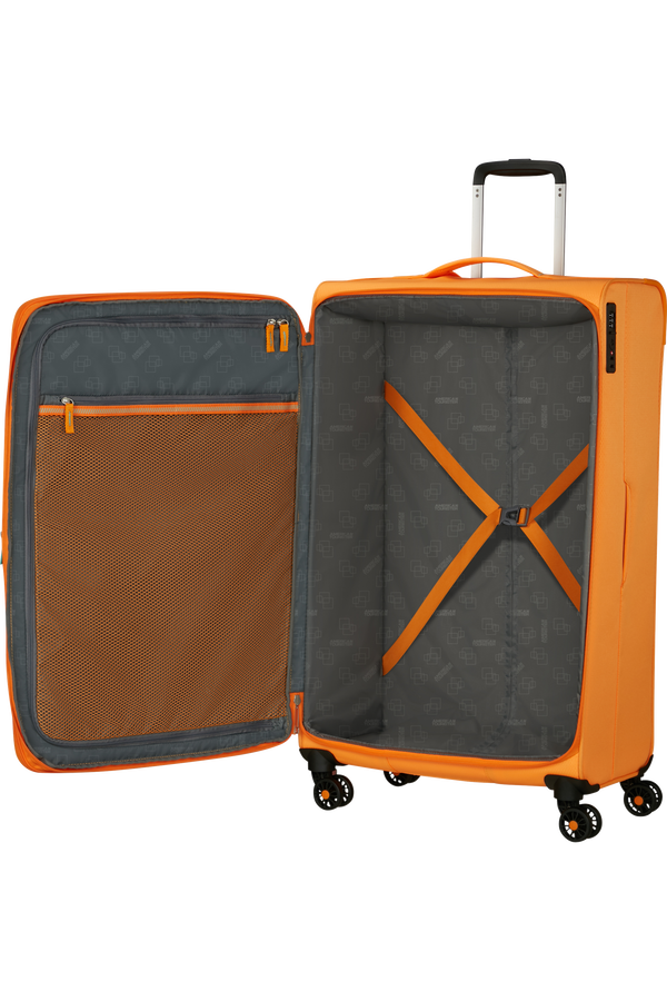 American Tourister Aerospin Spinner Expandable L  Radiant Orange American Tourister Aerospin Spinner Expandable L  Radiant Orange