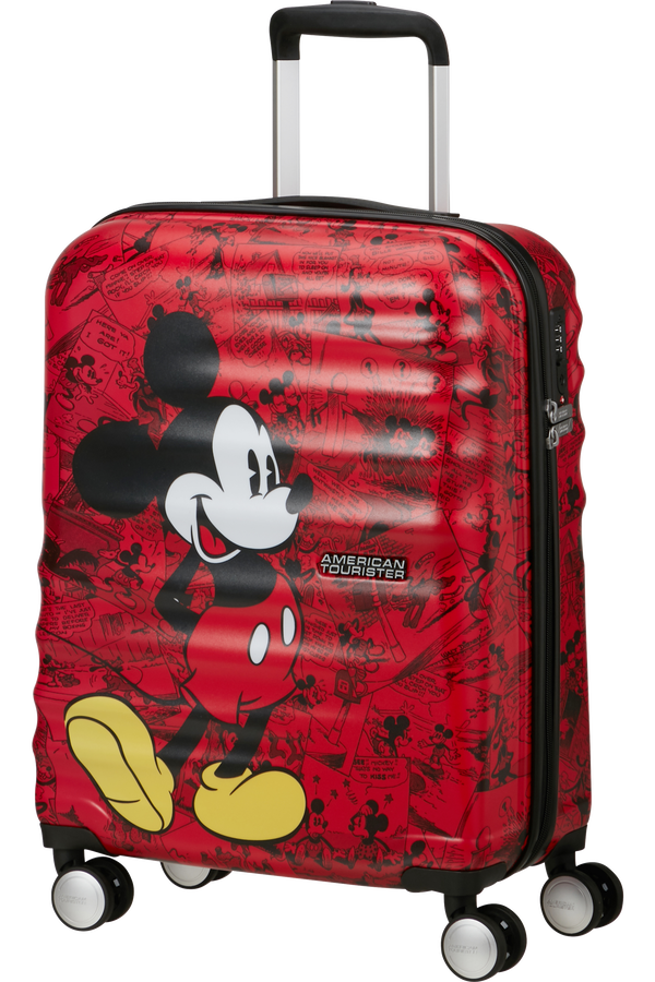 American Tourister Disney Wavebreaker Spinner TSA Disney Fl 55cm  Červený komiks myšiaka Mickeyho American Tourister Disney Wavebreaker Spinner TSA Disney Fl 55cm  Červený komiks myšiaka Mickeyho