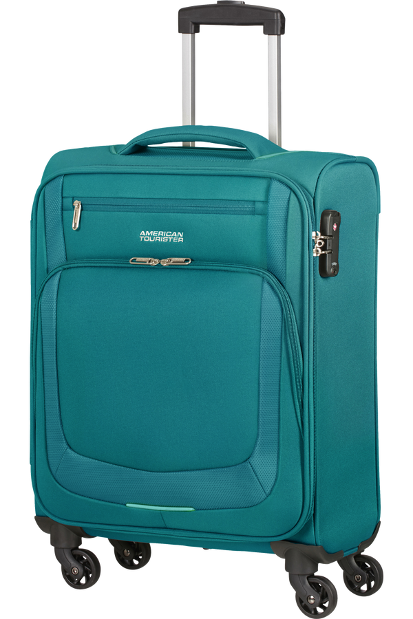 American Tourister Summer Session Spinner TSA 55cm  Modr&aacute;/svetlomodr&aacute;