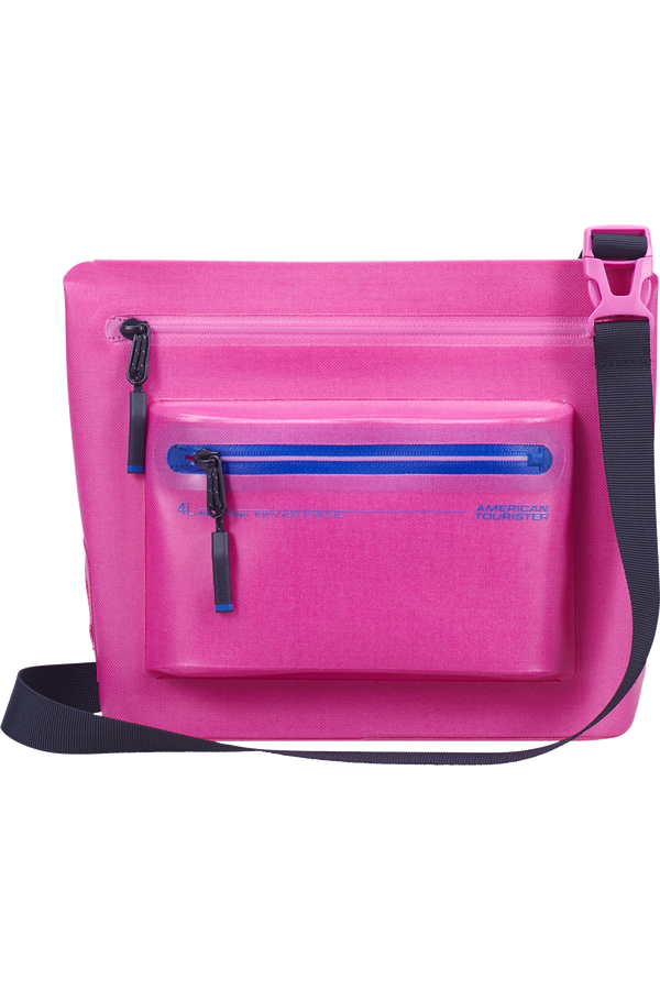 Colourdry M Ta&scaron;ka cez rameno | American Tourister Colourdry Shoulder Bag M  Electric Fuchsia