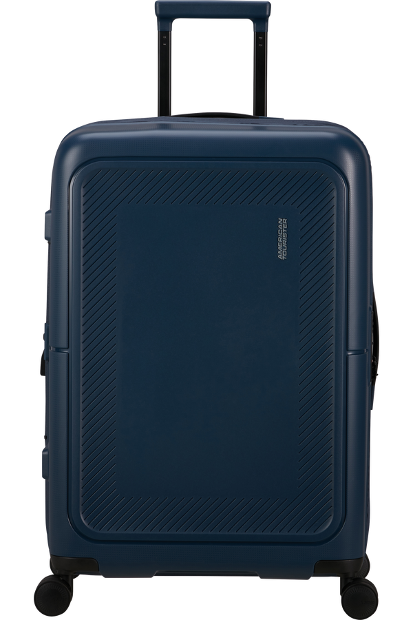American Tourister DashPop Spinner Expandable TSA 67cm Polnočn&aacute; modr&aacute;