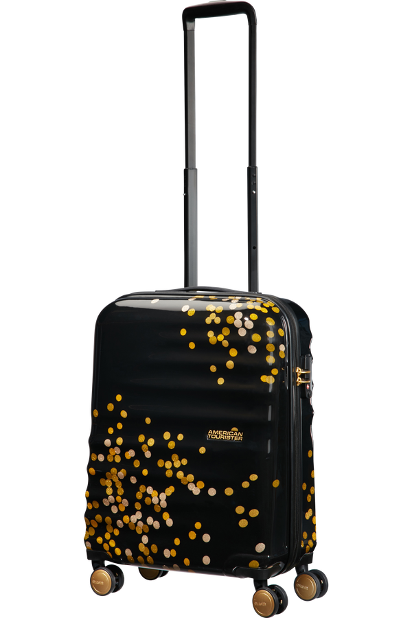 American Tourister Wavebreaker Spinner 55cm  Confetti Black