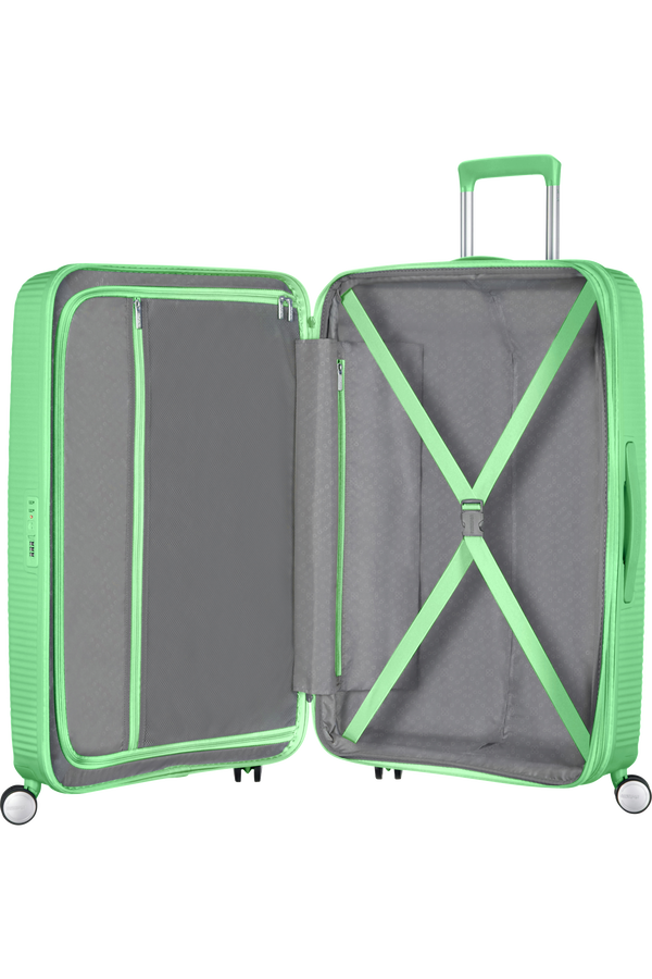 American Tourister Soundbox Spinner TSA Expandable 77cm  Jarn&aacute; zelen&aacute;