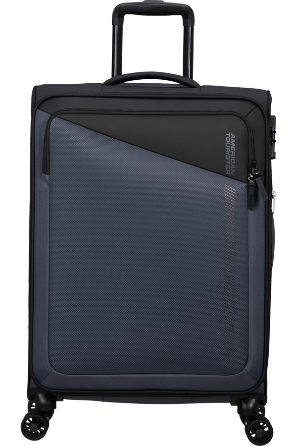 American Tourister Daring Dash Spinner Expandable TSA M  Čierna/siv&aacute;