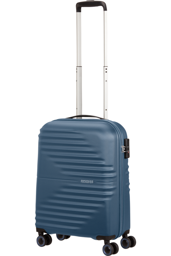 American Tourister Wavetwister Spinner TSA 55cm  Tmavá námornícka