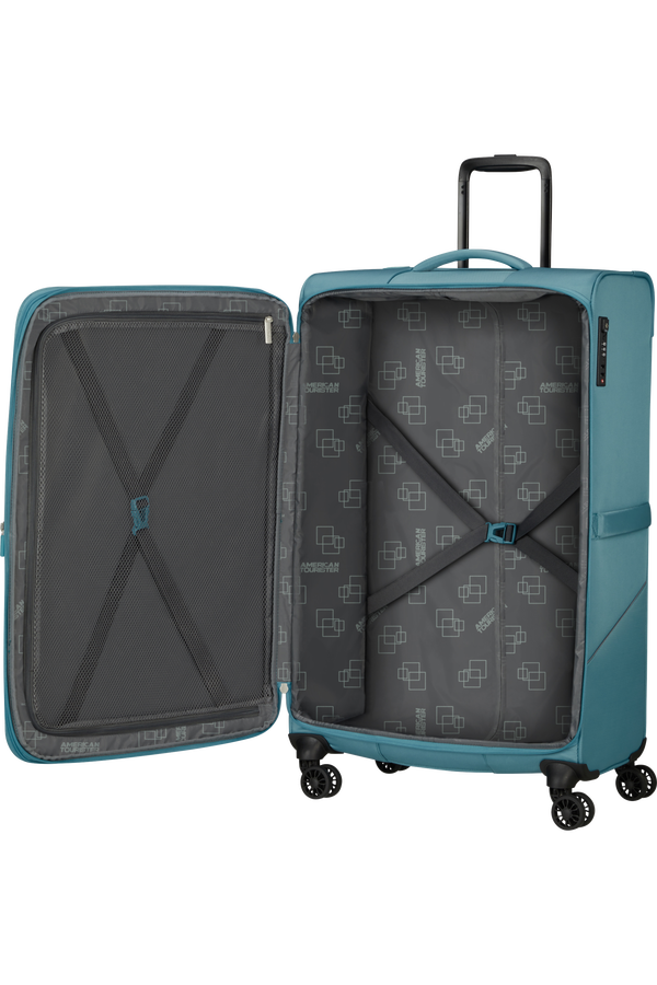 American Tourister SummerRide Spinner L EXP TSA 80cm Modrý vánok