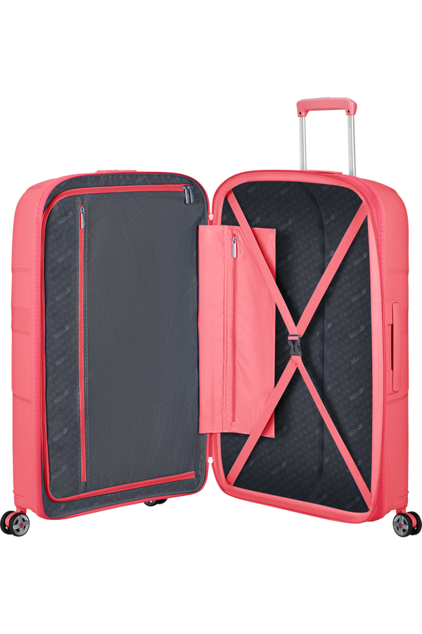 American Tourister Starvibe Spinner Expandable 77cm Sun Kissed Coral