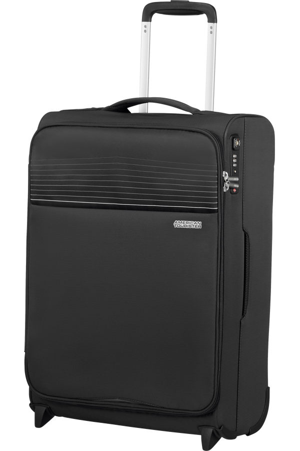 American Tourister Lite Ray Upright TSA 55cm  Sýta čierna