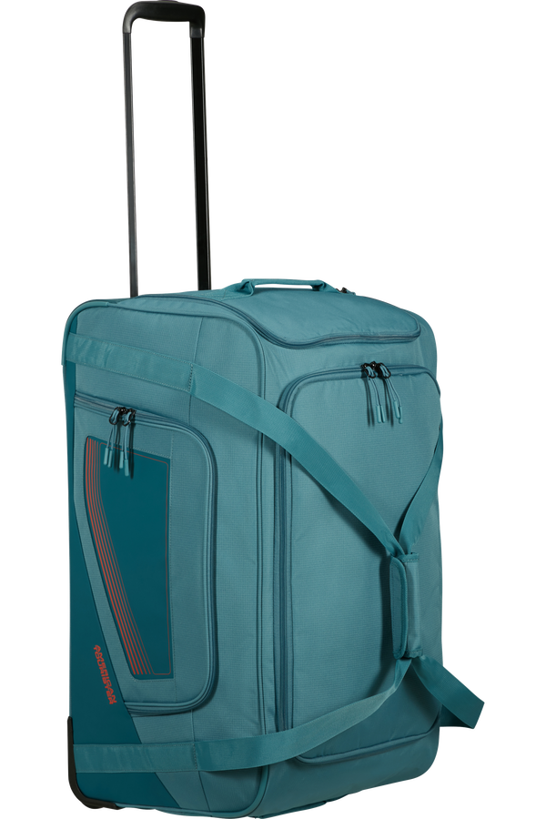 American Tourister City Racer Duffle with Wheels M  Petrolejov&aacute;