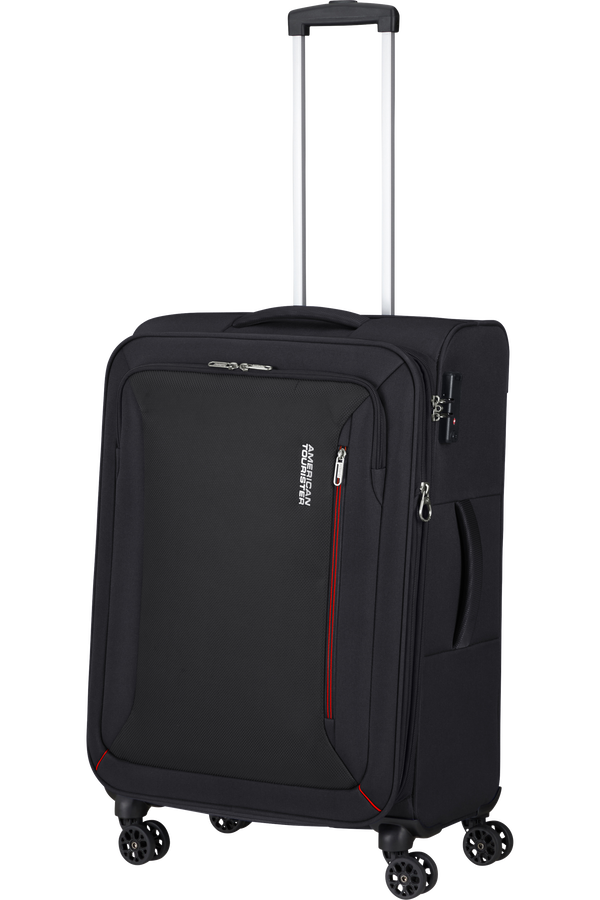 American Tourister Hyperspeed Spinner TSA EXP 68cm  Sýta čierna American Tourister Hyperspeed Spinner TSA EXP 68cm  Sýta čierna