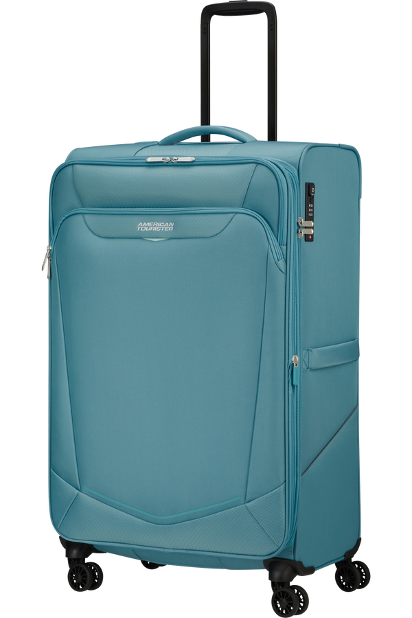 American Tourister SummerRide Spinner L EXP TSA 80cm Modrý vánok