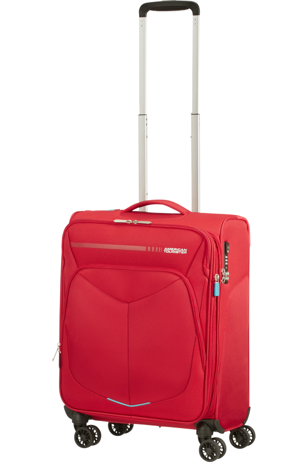 American Tourister Summerfunk Spinner Exp TSA 55cm  Červená