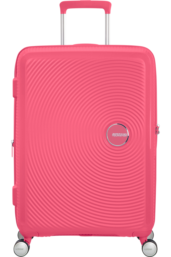 American Tourister Soundbox Spinner Expandable 67cm  Krikľavá ružová