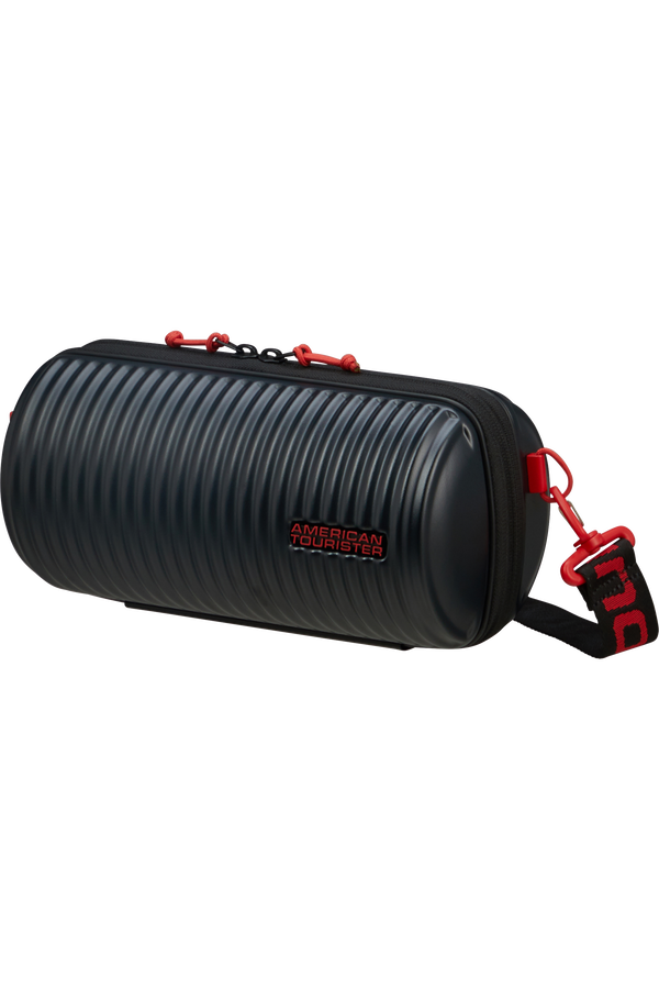 American Tourister Rollio Cross Body  Čierna/červená