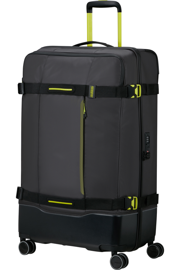 American Tourister Urban Track Spinner L TSA Coated 79cm  Black/Lime American Tourister Urban Track Spinner L TSA Coated 79cm  Black/Lime