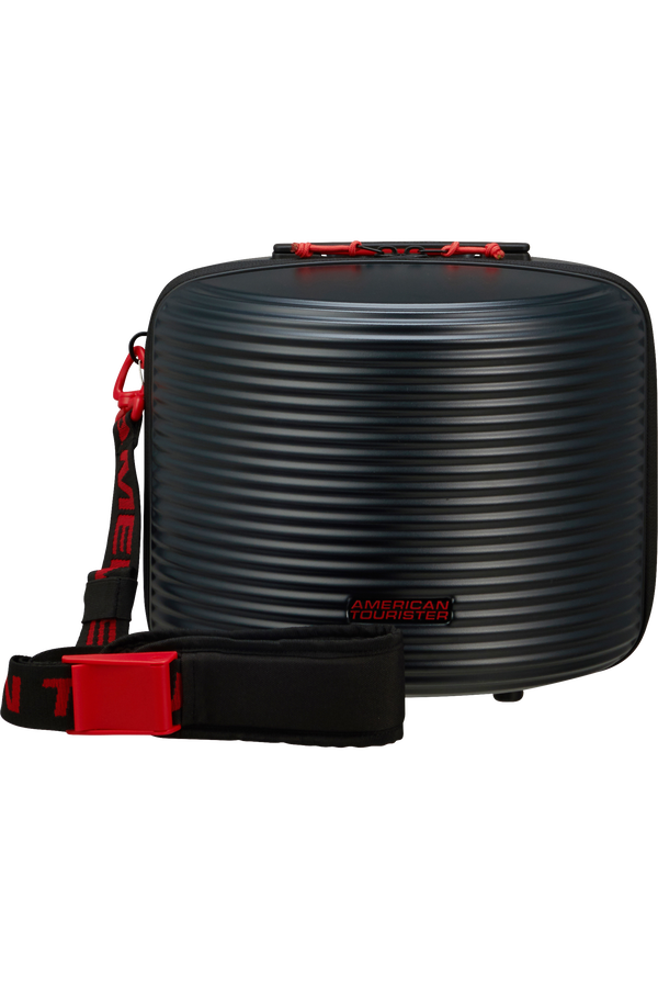 American Tourister Rollio Beauty Case  Čierna/červen&aacute;