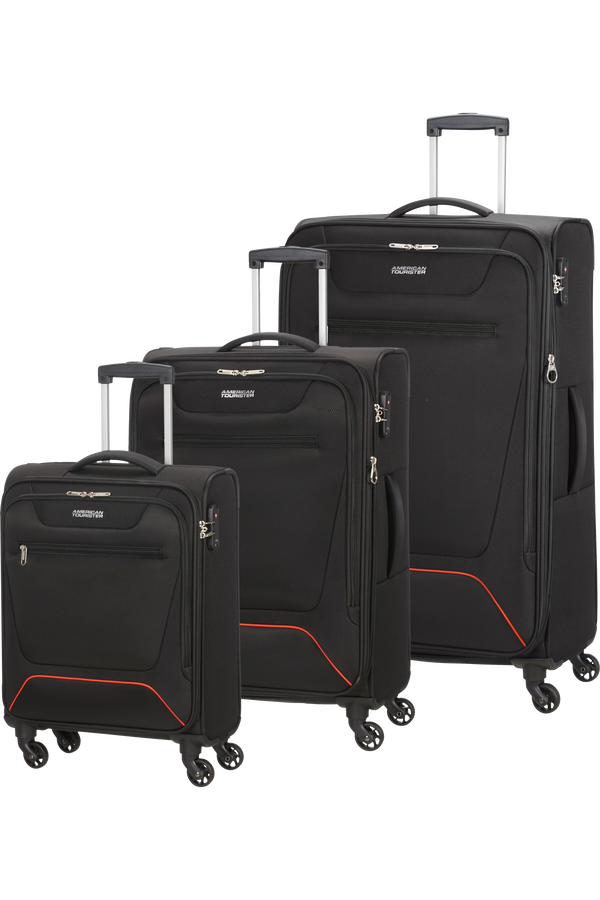 American Tourister Hyperbreez 3 pc Set A  Čierna