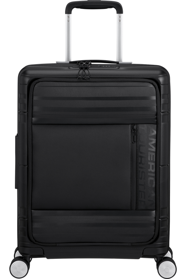 American Tourister Hello Cabin Spinner TSA Coated 55cm  Ónyxová čierna
