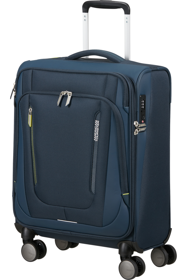 American Tourister Wanderlite Spinner TSA S  Tmavá námornícka