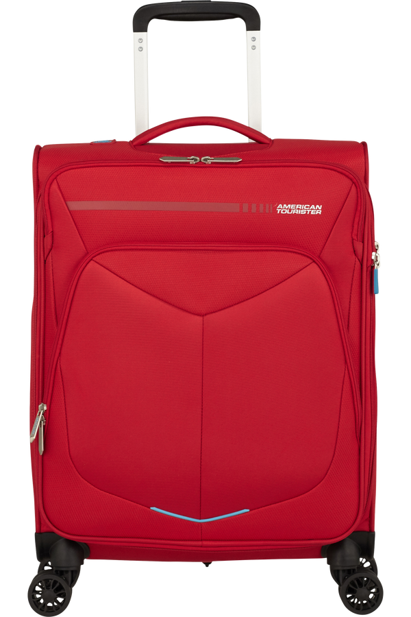 American Tourister Summerfunk Spinner Exp TSA 55cm  Červená