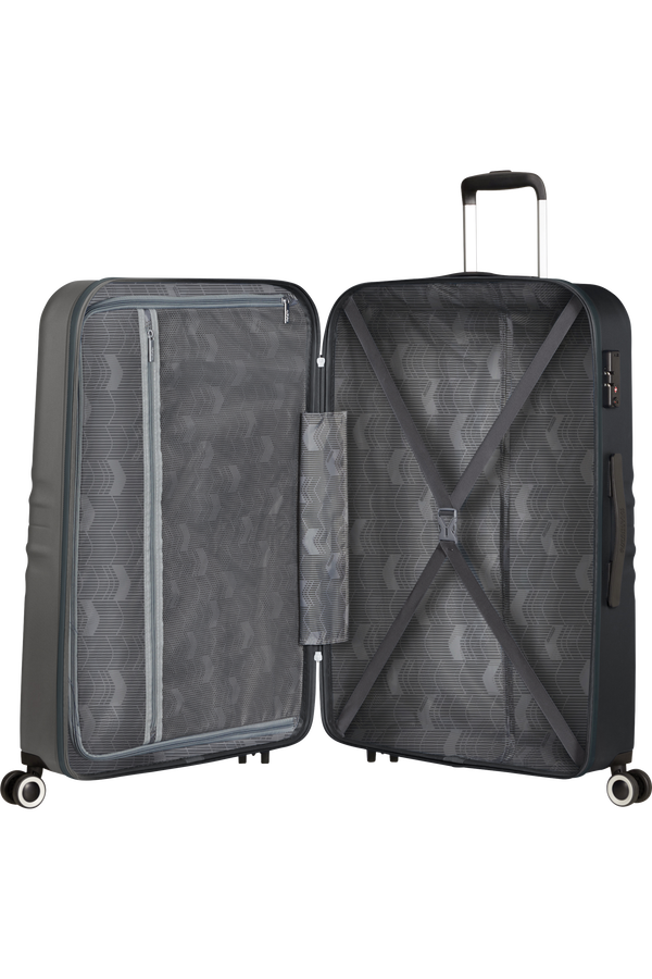 American Tourister Wavetwister Spinner TSA 77cm  Kozmick&aacute; čierna