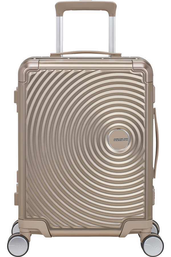 American Tourister Soundbox Alu Spinner TSA 55cm  Bronzová