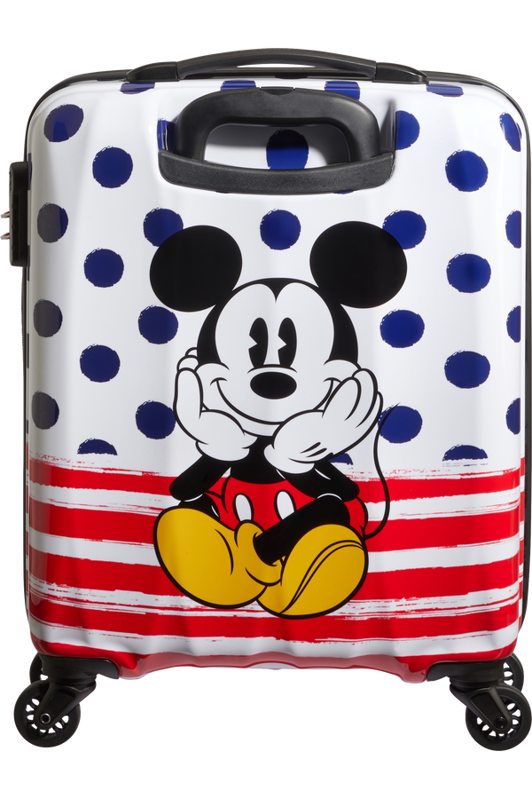 American Tourister Disney Legends Spinner 55cm  Mickey Blue Dots