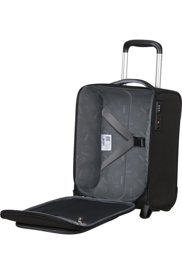 Cloudrider S/M Upright (2 kolieska) | American Tourister Cloudrider Upright Underseater Tsa  S&yacute;ta čierna